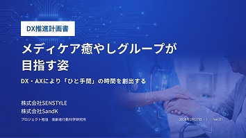 DX推進計画書の表紙イメージ