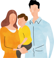 イラスト：ご家族