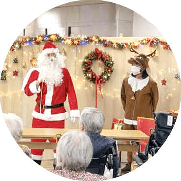 写真：クリスマス会の様子