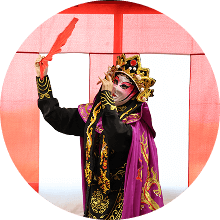 写真：クリスマス会での催しの様子